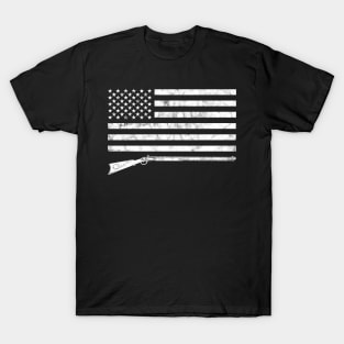 Muzzleloader American Flag 2nd Amendment T-Shirt